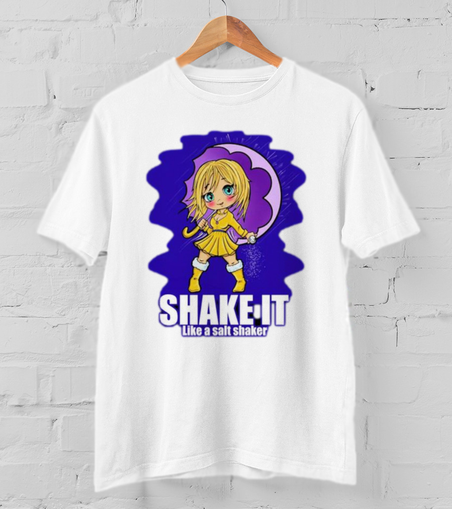 SHAKE IT Like A Salt Shaker Anime Girl T-Shirt