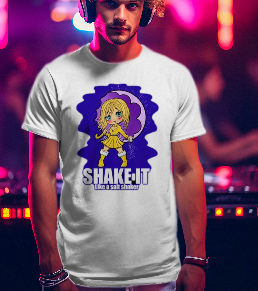 SHAKE IT Like A Salt Shaker Anime Girl T-Shirt