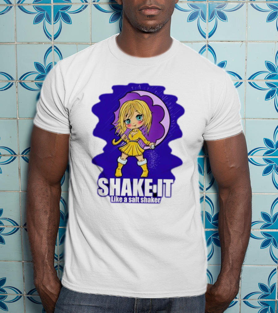 SHAKE IT Like A Salt Shaker Anime Girl T-Shirt