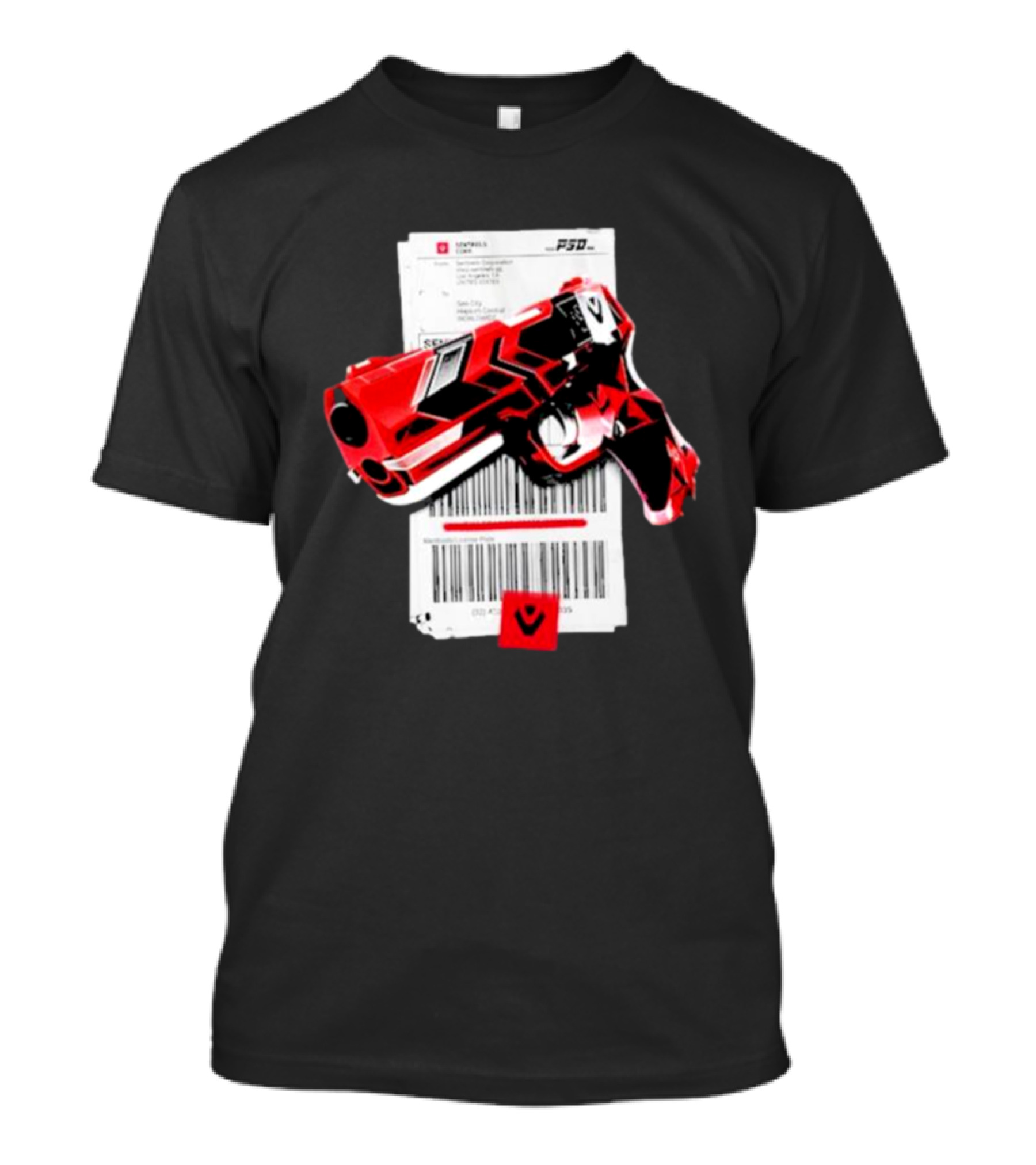 Sentinels Pistol Barcode PSD Capsule T-Shirt