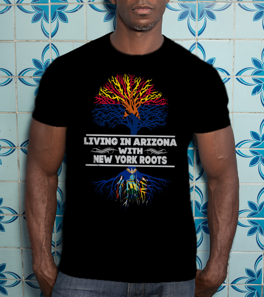 Arizona Desert Life Meets New York City Heritage With Vibrant Tree Symbolism T-Shirt