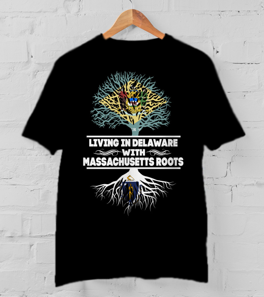 Delaware Living Embracing Strong Massachusetts Roots With State Symbols T-Shirt