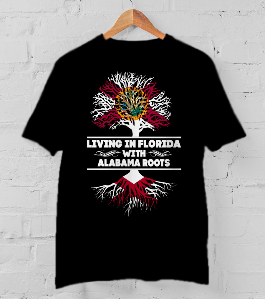 Florida State Pride With Alabama Heritage Tree Symbolism T-Shirt