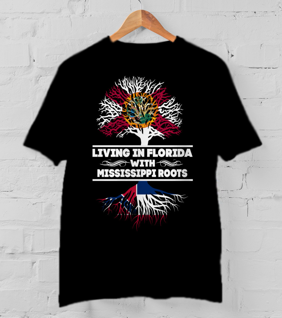 Florida State Pride With Mississippi Heritage Tree T-Shirt
