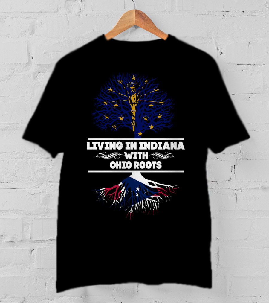Indiana Life Ohio Heritage Stars And Roots Tree T-Shirt