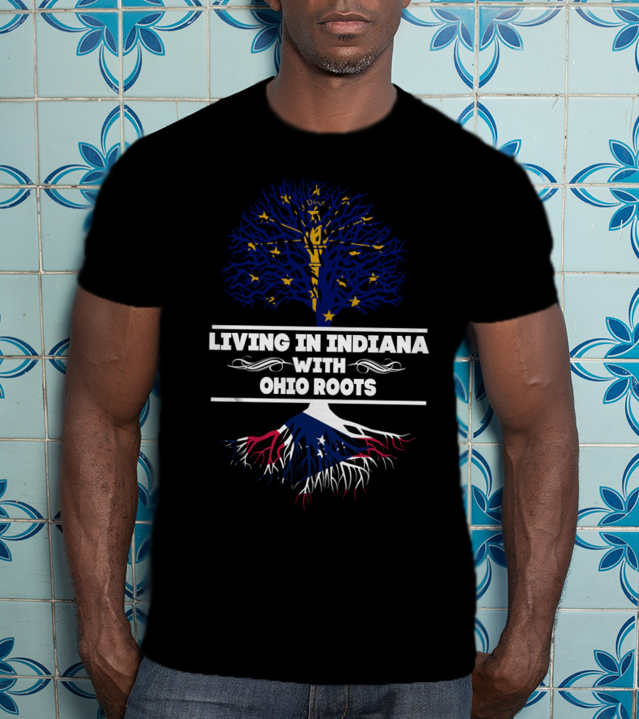 Indiana Life Ohio Heritage Stars And Roots Tree T-Shirt