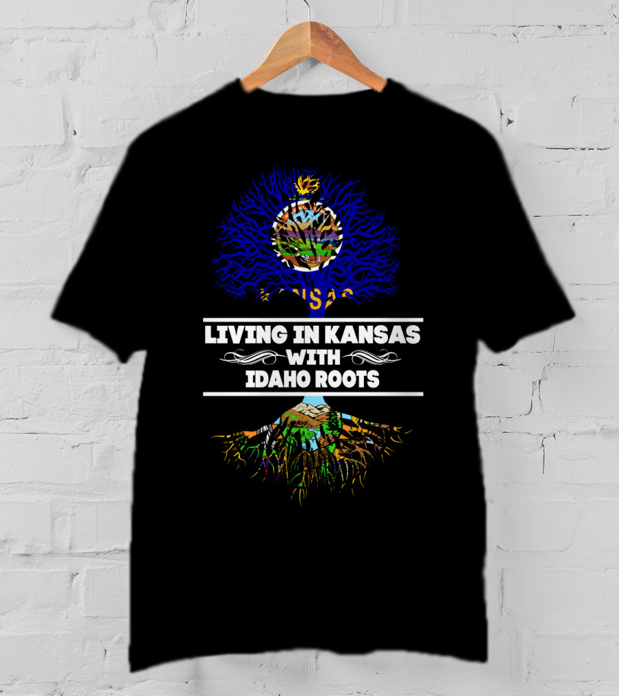 Kansas Lifestyle Embracing Idaho Heritage Roots T-Shirt