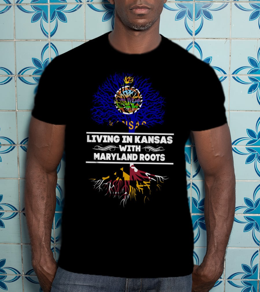 Kansas Life, Maryland Heritage: Celebrating Roots And Growth T-Shirt