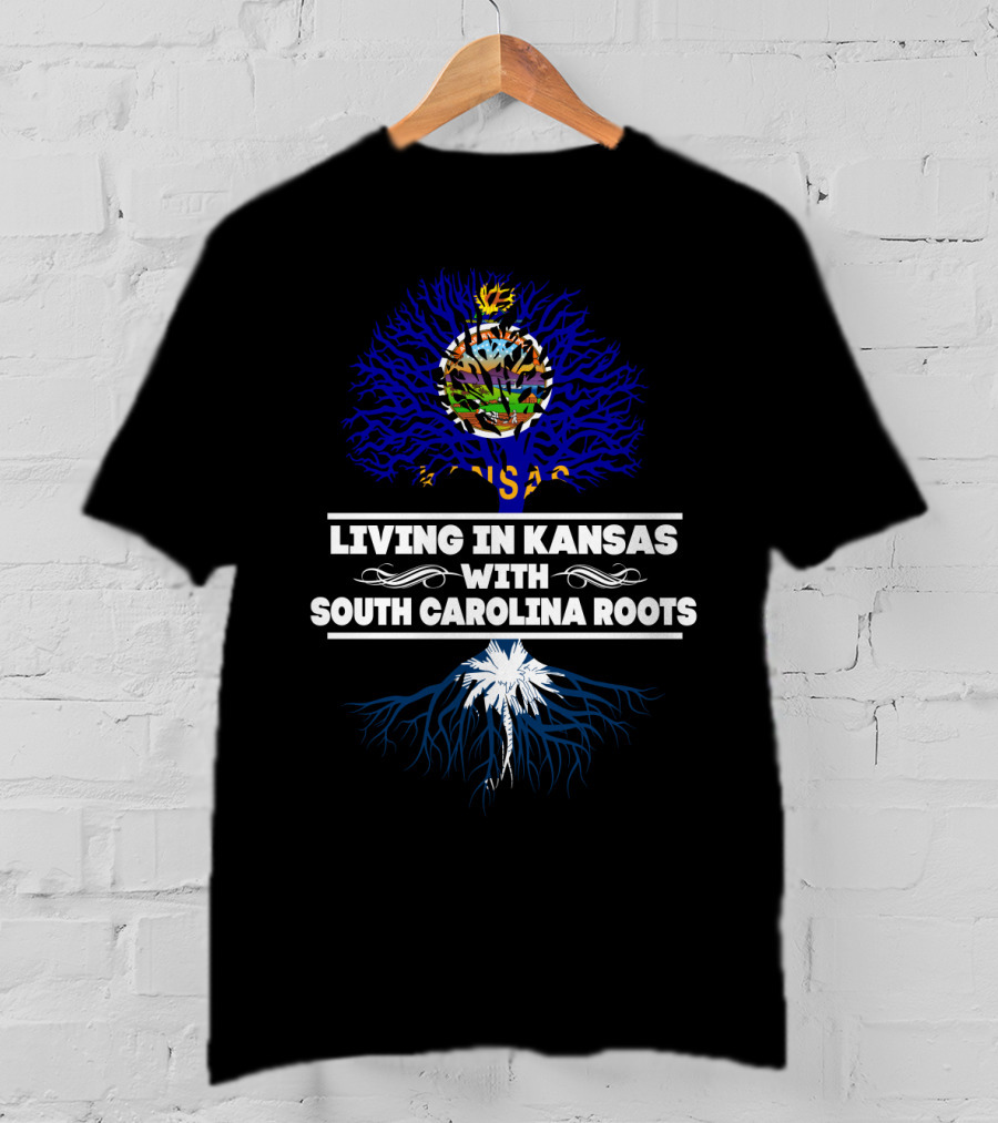 Kansas Residency And South Carolina Heritage T-Shirt
