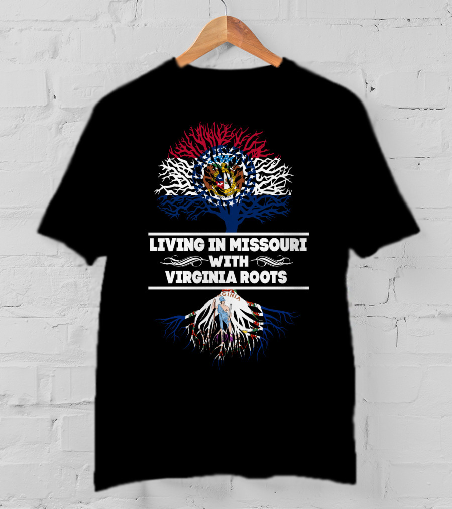 Missouri State Pride Intertwined With Deep Virginian Heritage T-Shirt