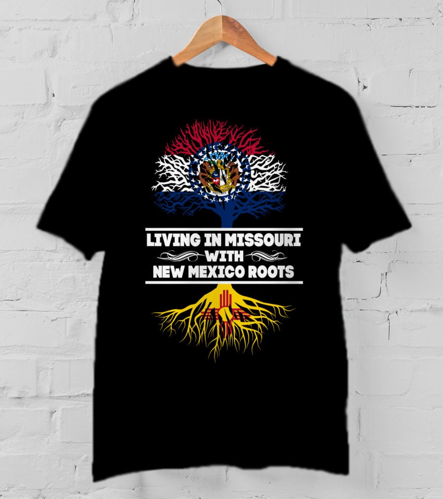 Missouri Living New Mexico Heritage Flag Tree T-Shirt