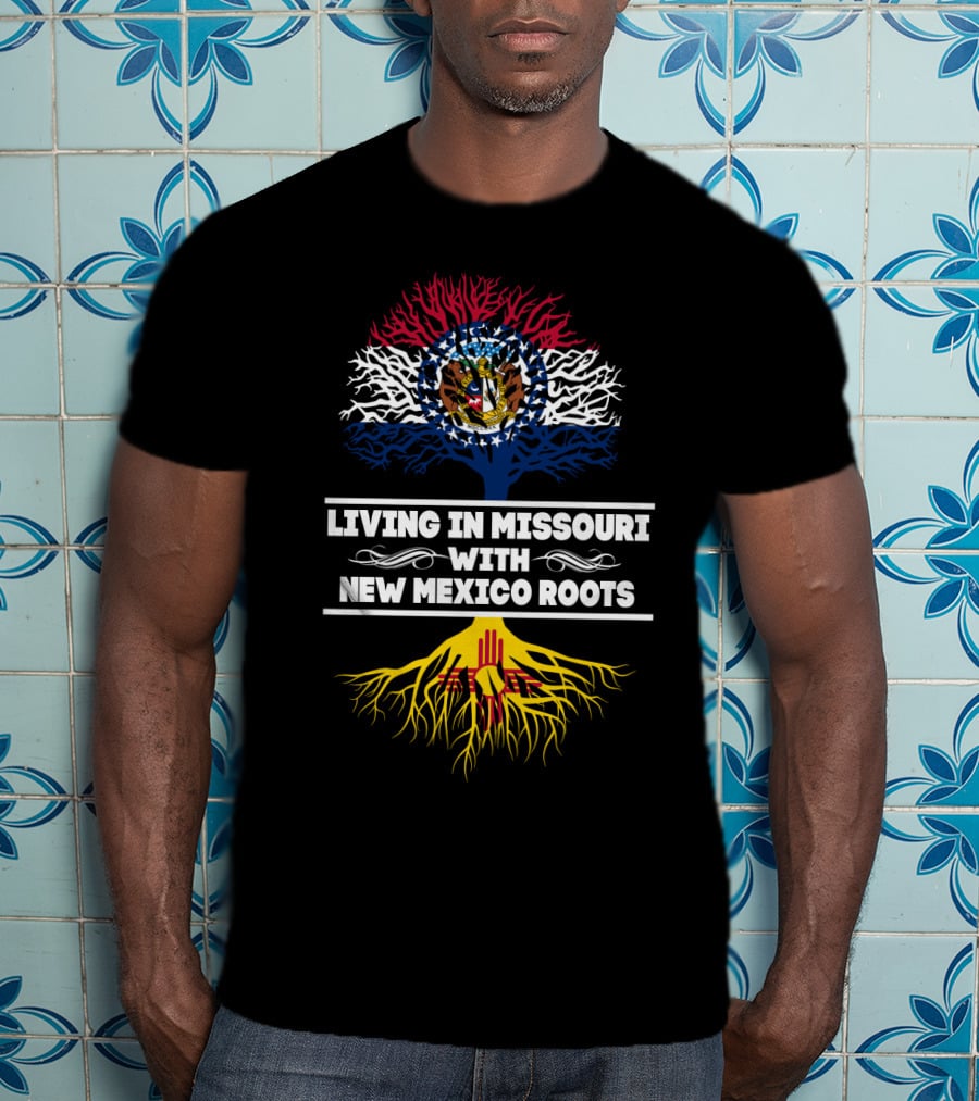 Missouri Living New Mexico Heritage Flag Tree T-Shirt
