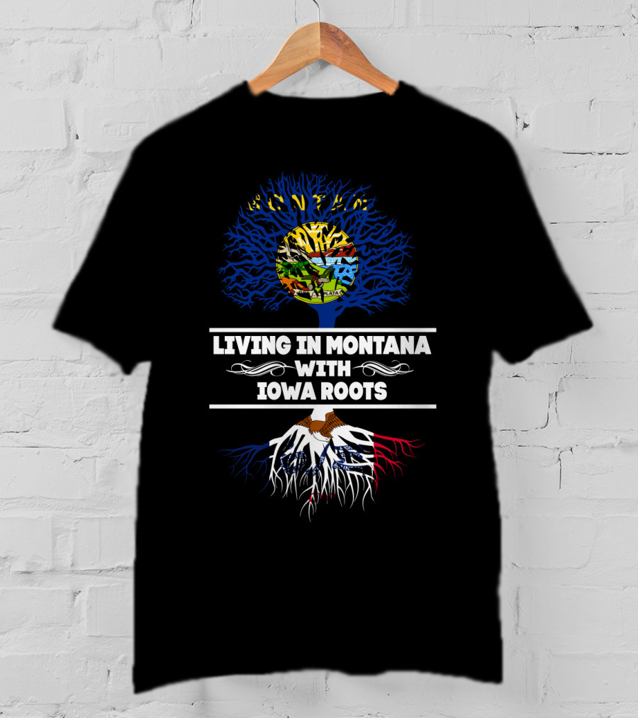 Montana Lifestyle With Deep Iowa Heritage: Tree Emblem T-Shirt