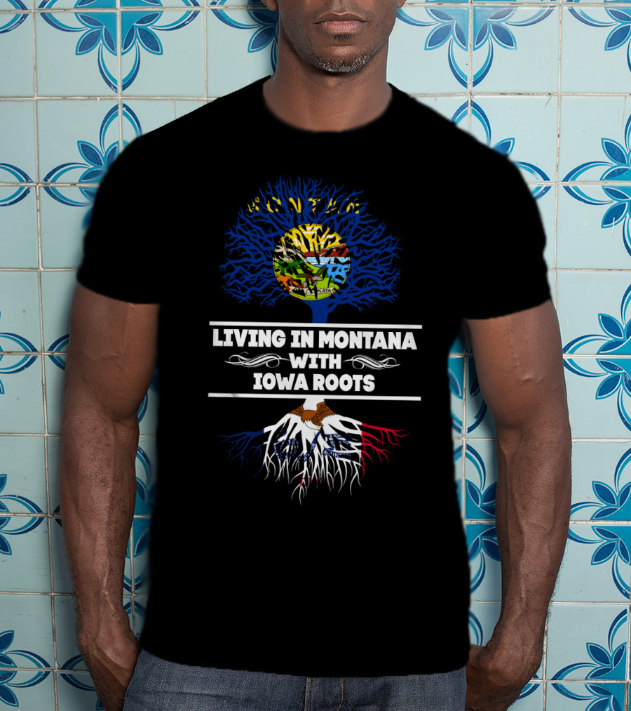 Montana Lifestyle With Deep Iowa Heritage: Tree Emblem T-Shirt
