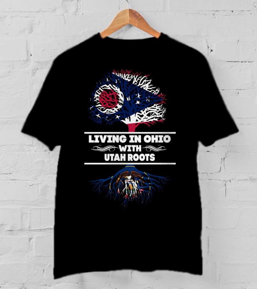 Ohio Pride With Deep Utah Roots Embrace T-Shirt