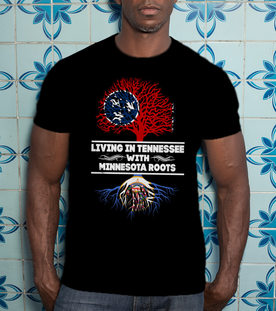Tennessee Pride With Minnesota Heritage Tree T-Shirt