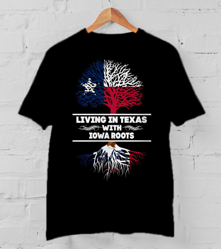Texas And Iowa Pride: Deep-Rooted Connection With Lone Star And Hawkeye T-Shirt