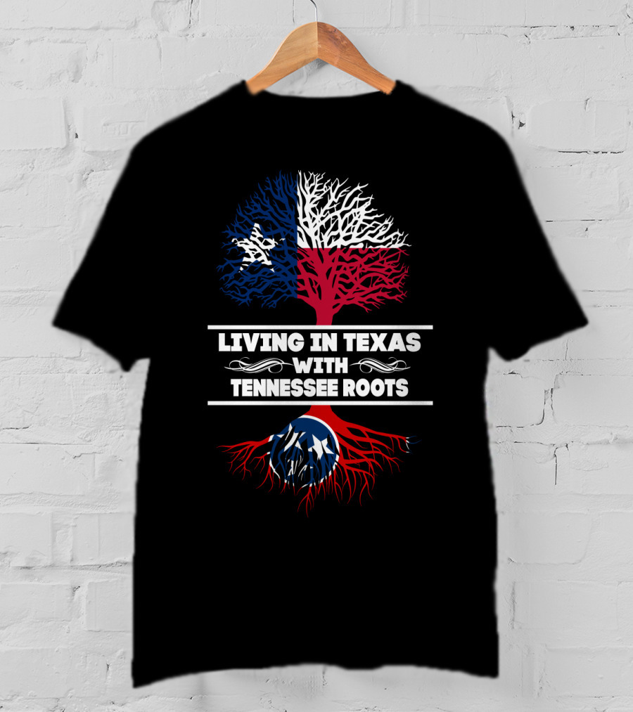 Texas Pride And Tennessee Heritage: Blending Lone Star State With Deep-rooted Volunteer Spirit T-Shirt