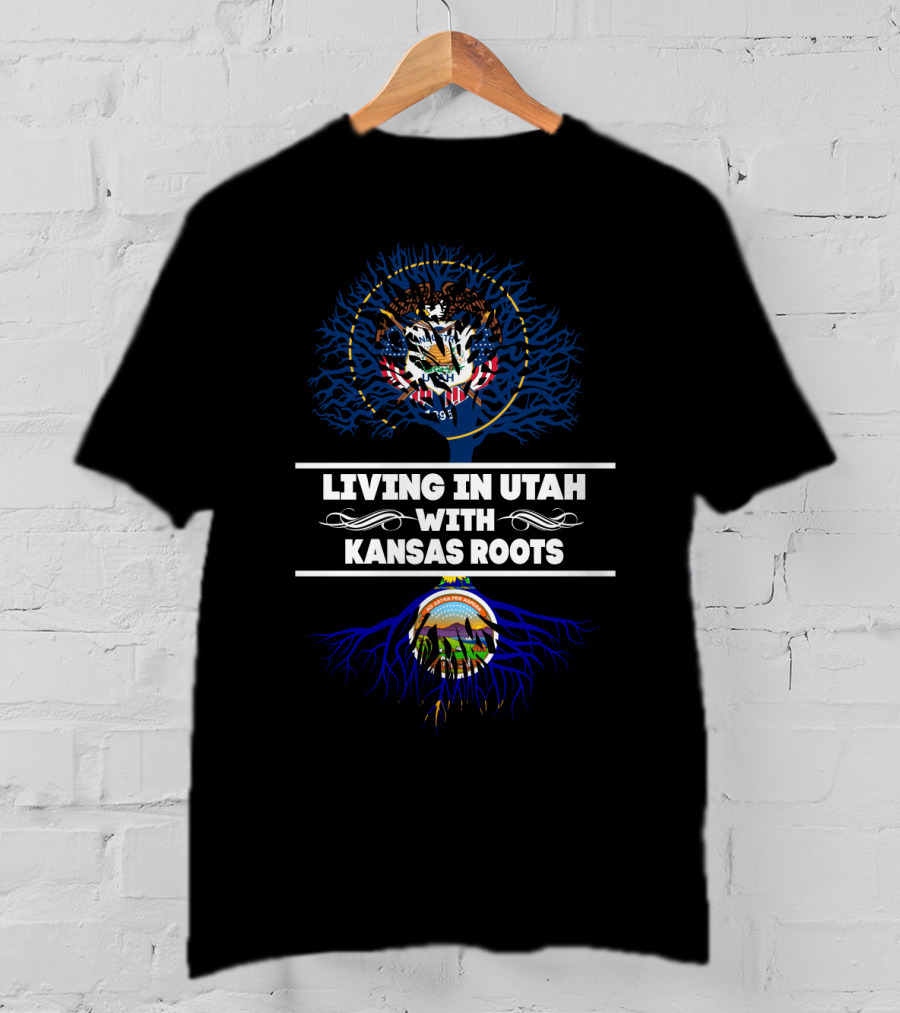 Utah Pride And Kansas Heritage: Embracing State Symbols And Culture T-Shirt