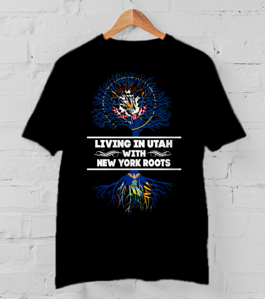 Utah Lifestyle Embraces Deep New York Heritage With Symbolic State Seals T-Shirt