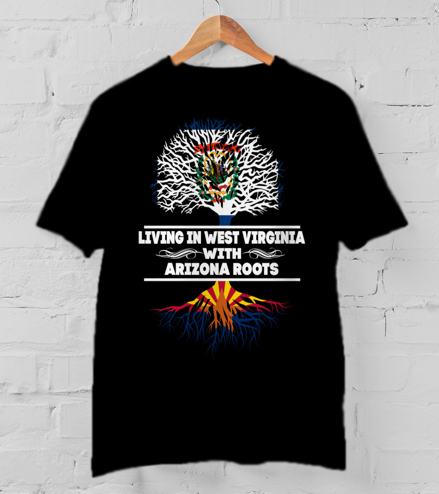 West Virginia Lifestyle With Arizona Heritage Symbolism In Tree T-Shirt