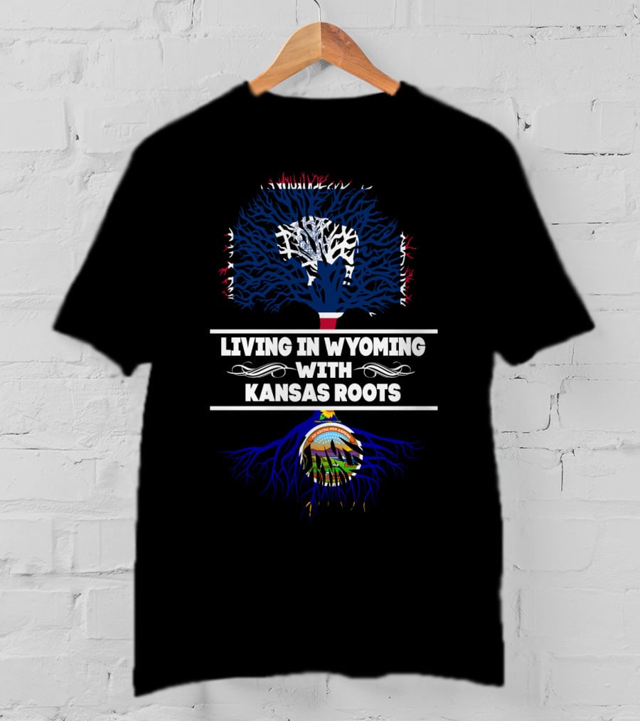 Wyoming Pride Deeply Connected To Vibrant Kansas Roots Origin T-Shirt