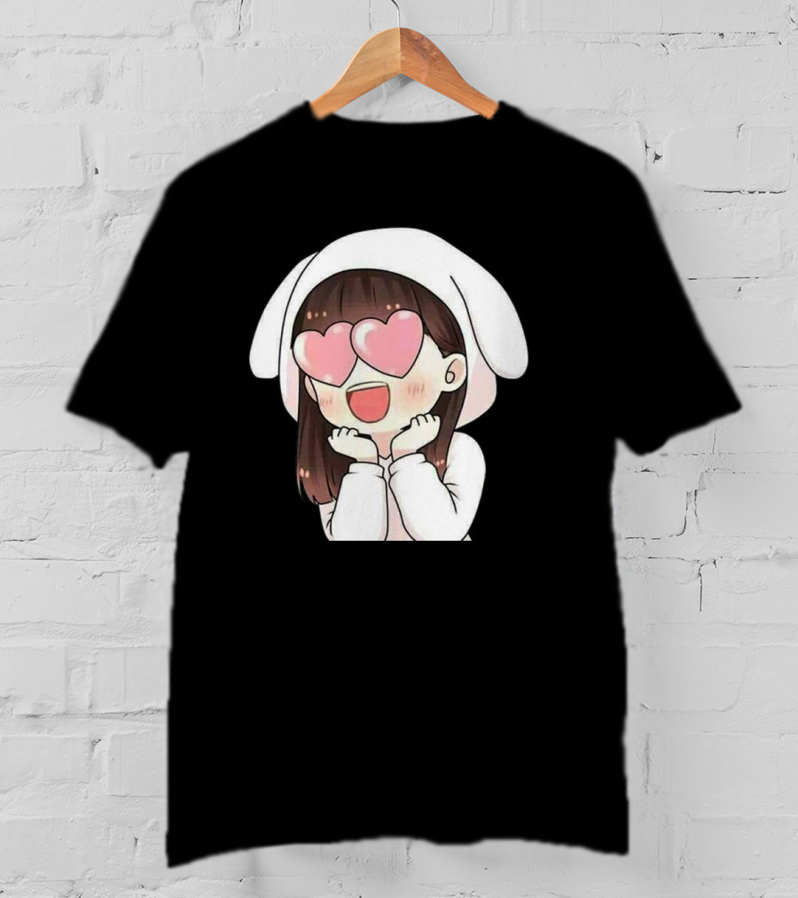 Chibi Totoro My Neighbor Totoro Slim Fit Mens Printed Sale Heart Eyes T-Shirt