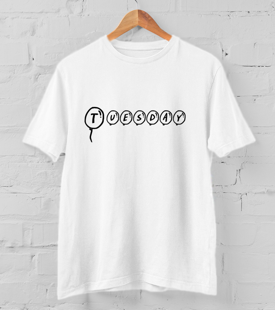 Tuesday Word In Balloon T-Shirt