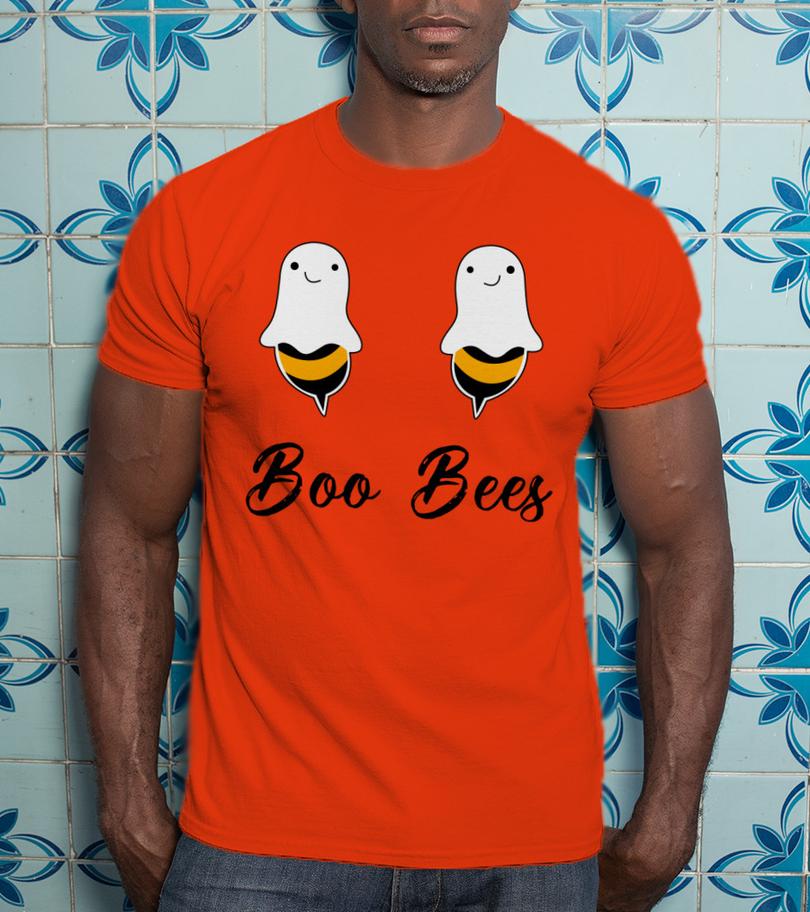 Boo Bees Funny Ghost Bee Pun Halloween T-Shirt