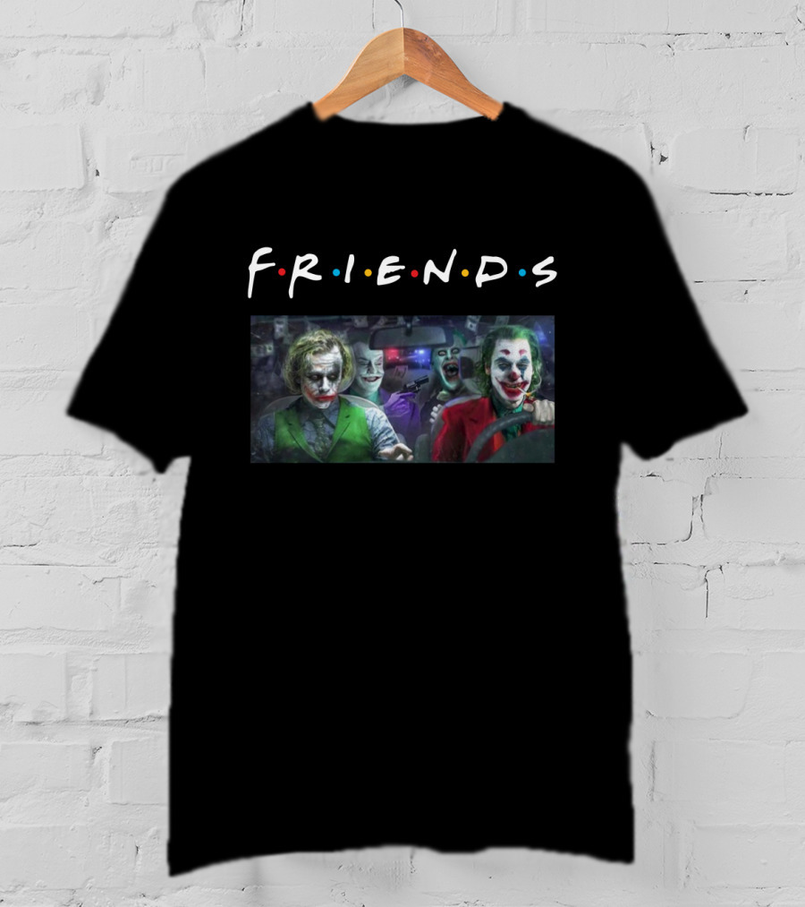 Joker Characters Friends TV Show T-Shirt
