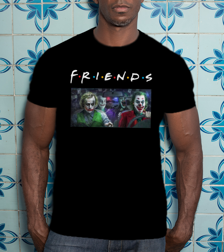 Joker Characters Friends TV Show T-Shirt