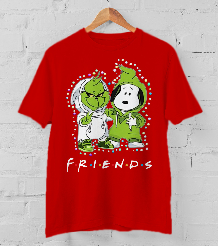 Baby Snoopy And Grinch Friends TV Show Hoodie Characters T-Shirt
