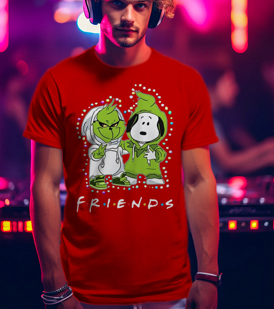 Baby Snoopy And Grinch Friends TV Show Hoodie Characters T-Shirt