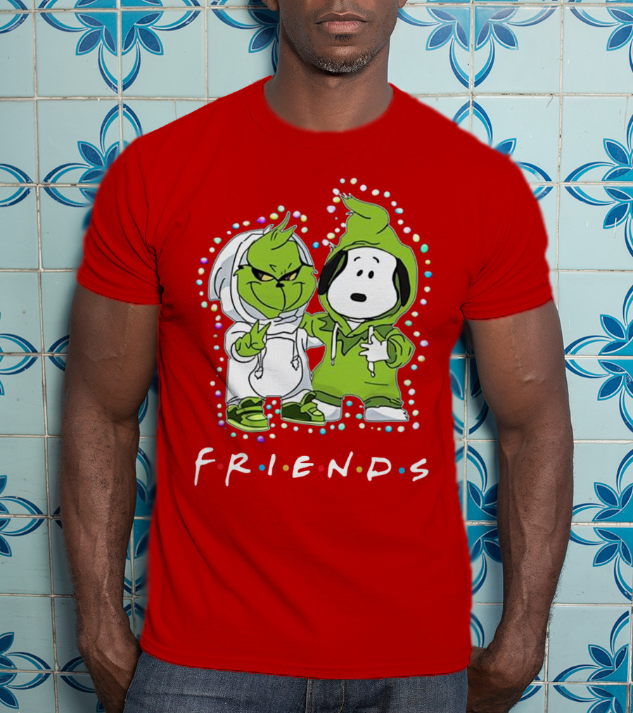 Baby Snoopy And Grinch Friends TV Show Hoodie Characters T-Shirt
