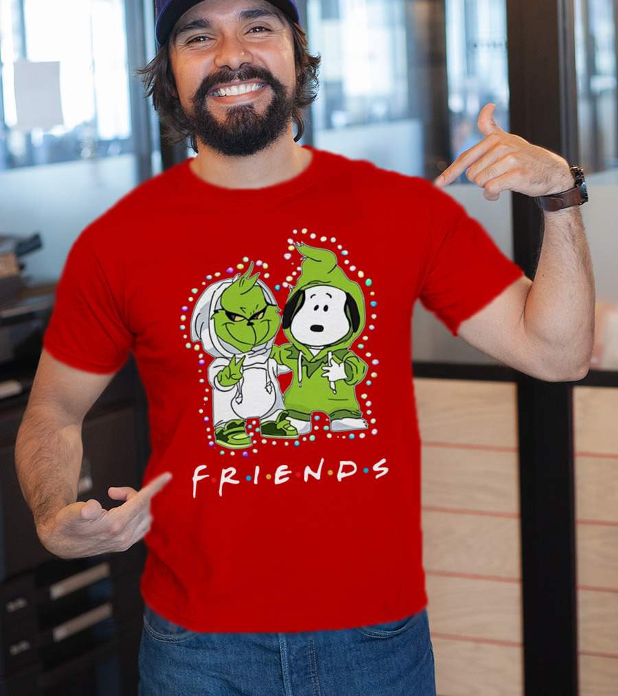 Baby Snoopy And Grinch Friends TV Show Hoodie Characters T-Shirt