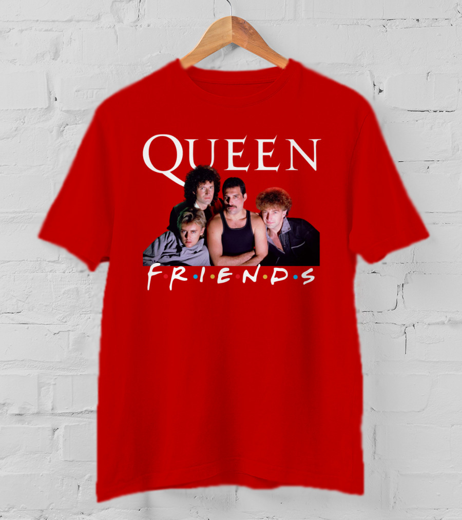 Queen Band Friends TV Show Mashup T-Shirt