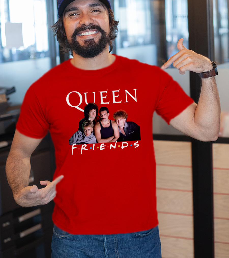 Queen Band Friends TV Show Mashup T-Shirt