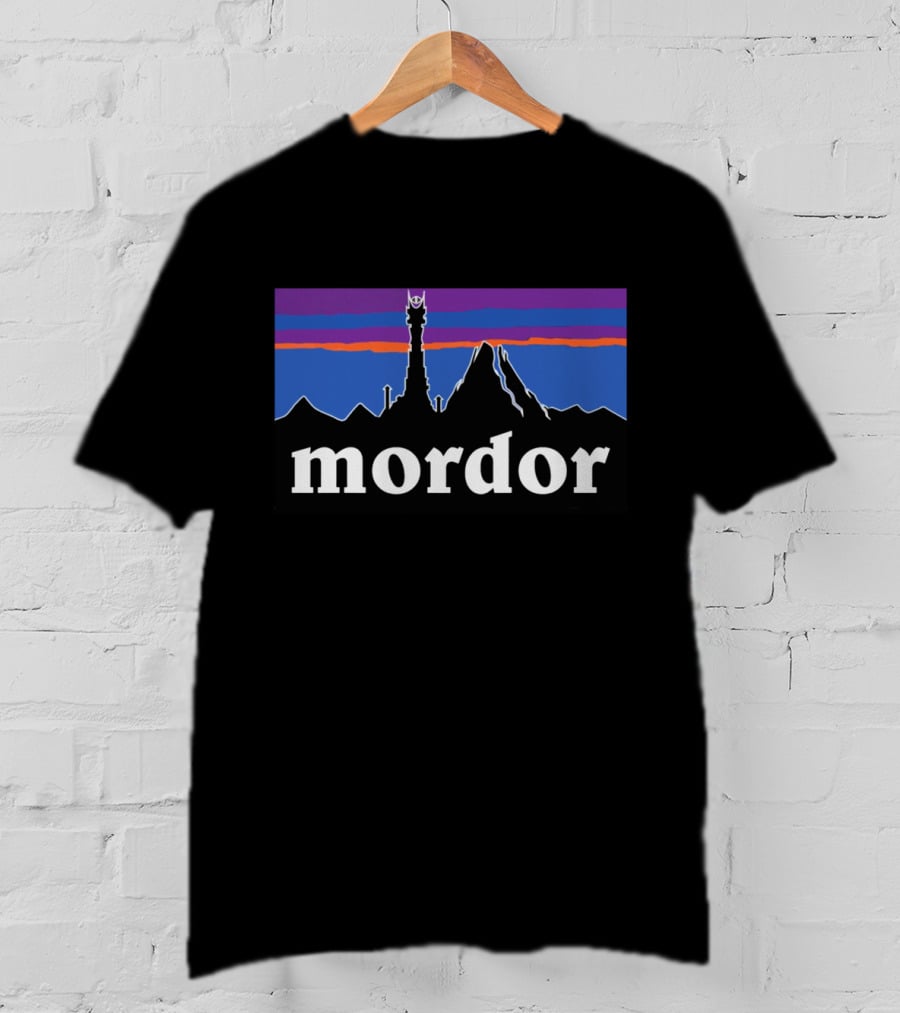 Mordor Eye Of Sauron Sunset Landscape T-Shirt