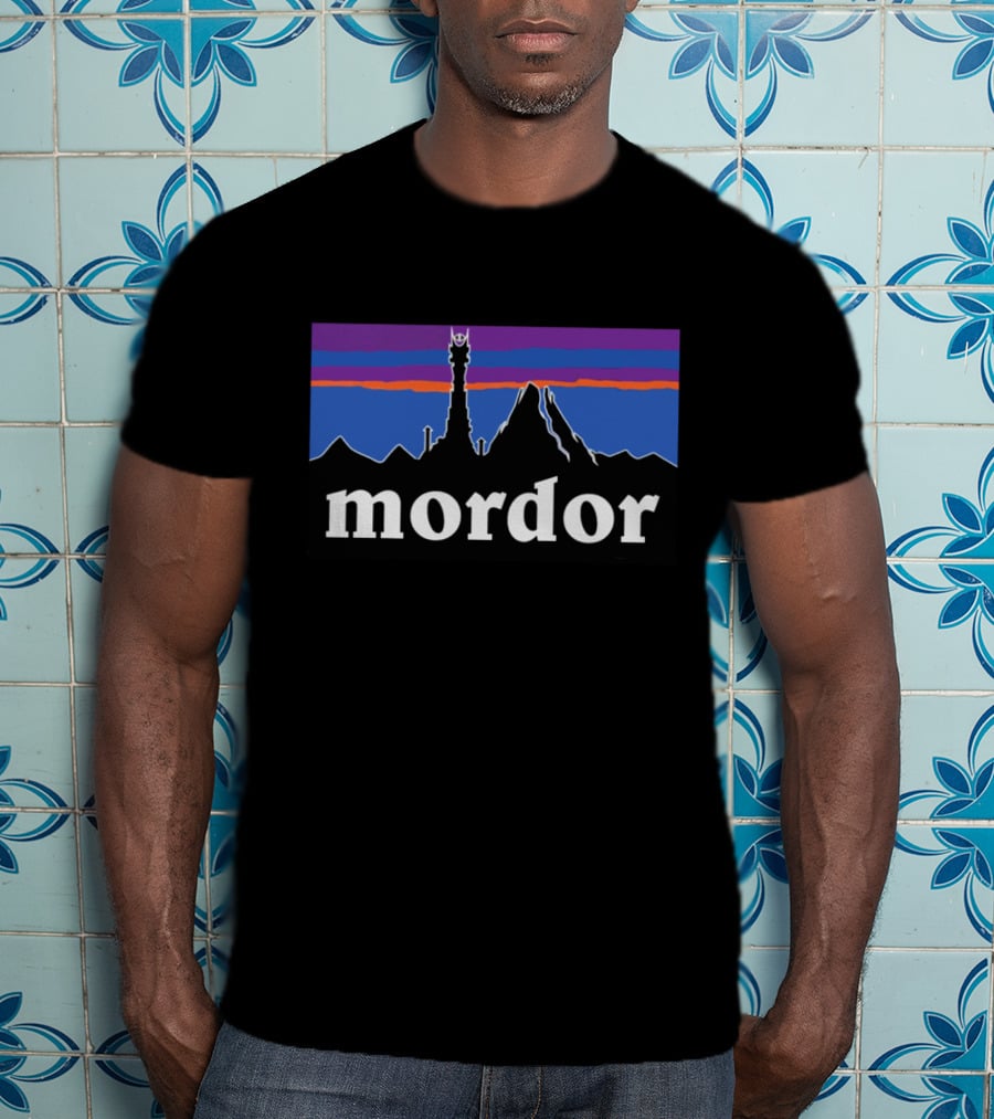 Mordor Eye Of Sauron Sunset Landscape T-Shirt