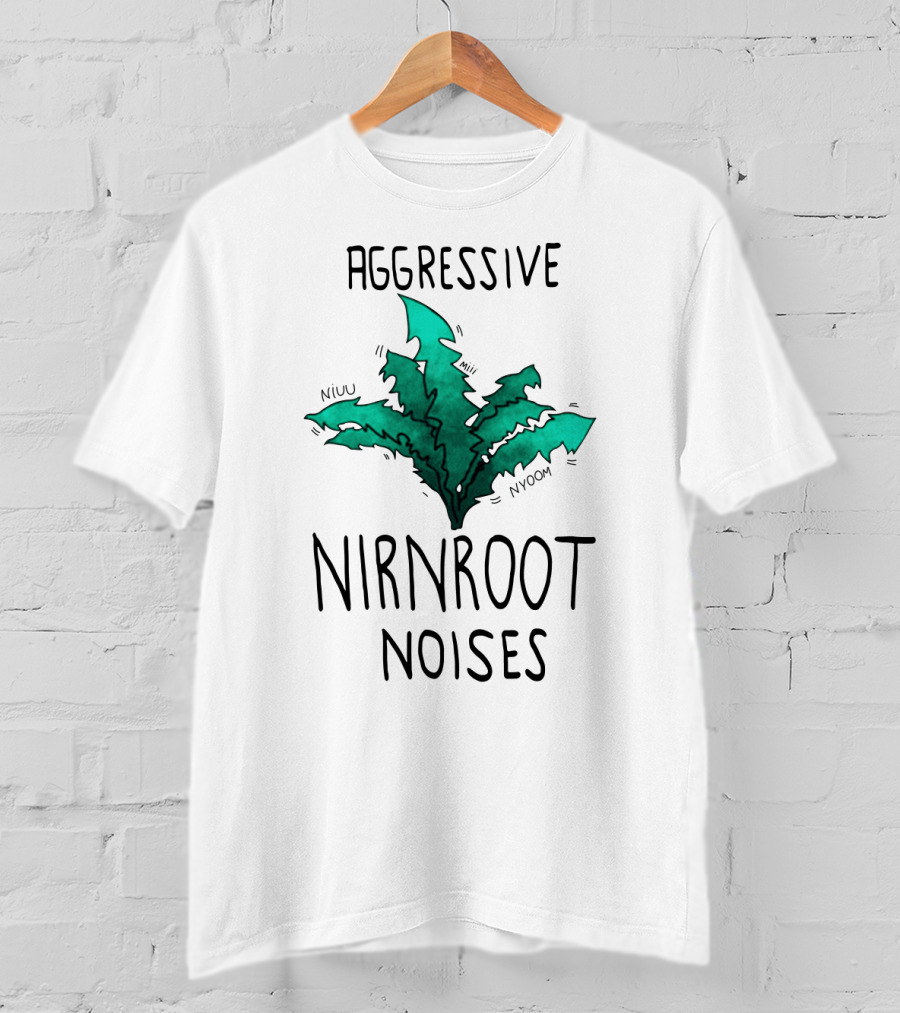 Aggressive Nirnroot Noises Niuu Nyoom Miii T-Shirt