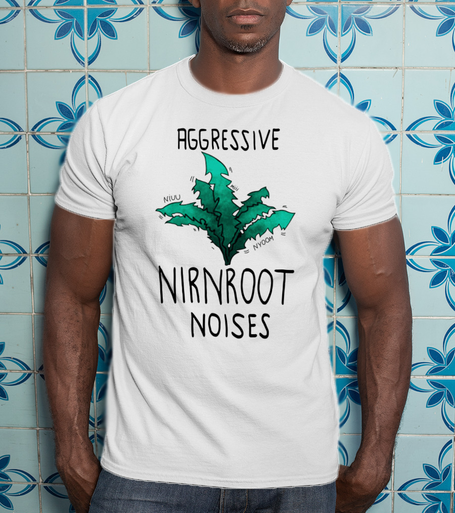 Aggressive Nirnroot Noises Niuu Nyoom Miii T-Shirt