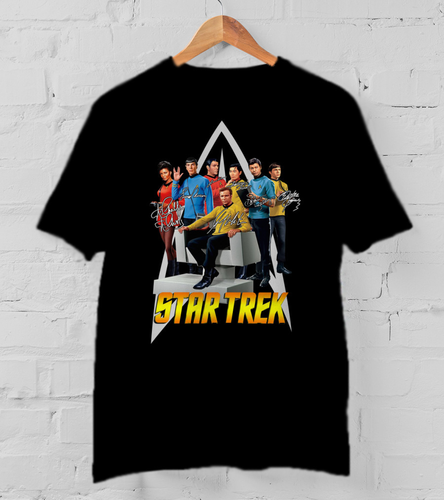 Star Trek Cast Character Ensemble T-Shirt