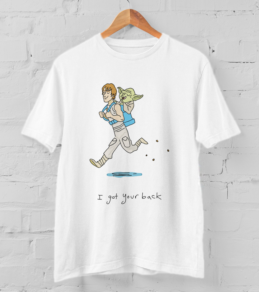 I Got Your Back Baby Yoda Star Wars Training Scene T-Shirt