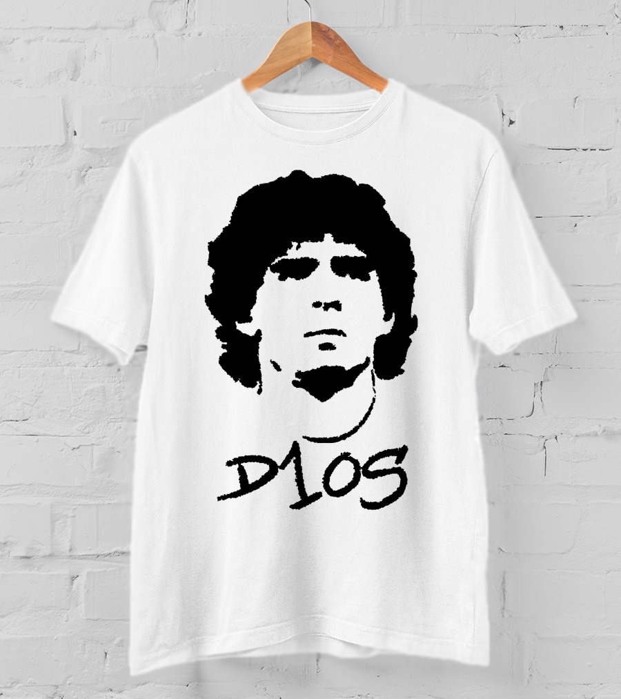 Diego Maradona D1OS Iconic Portrait Legend T-Shirt
