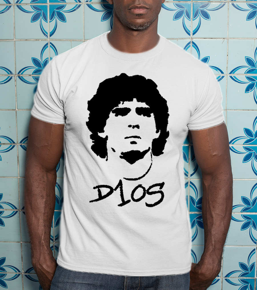 Diego Maradona D1OS Iconic Portrait Legend T-Shirt