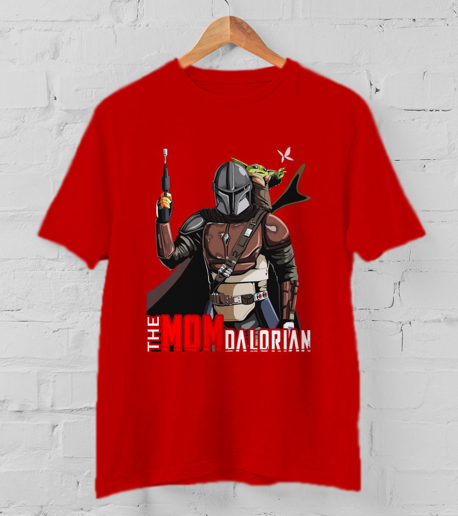 The Mom Dalorian Baby Yoda T-Shirt