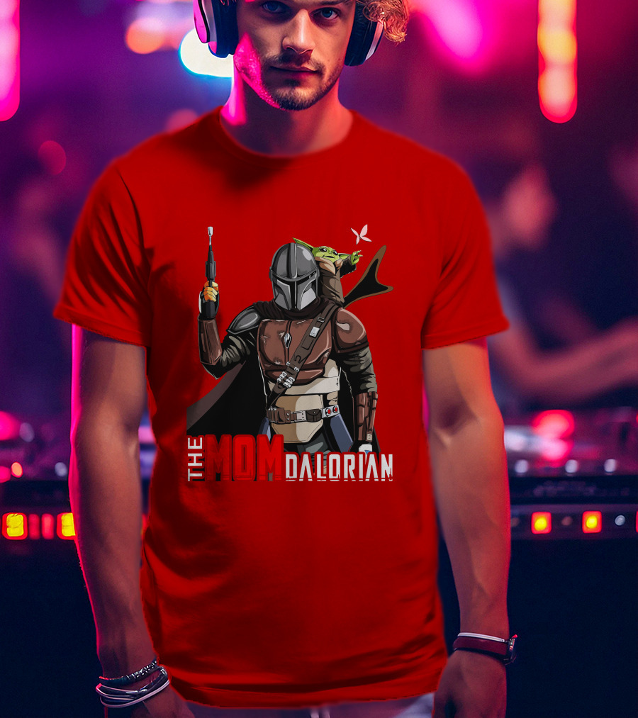The Mom Dalorian Baby Yoda T-Shirt