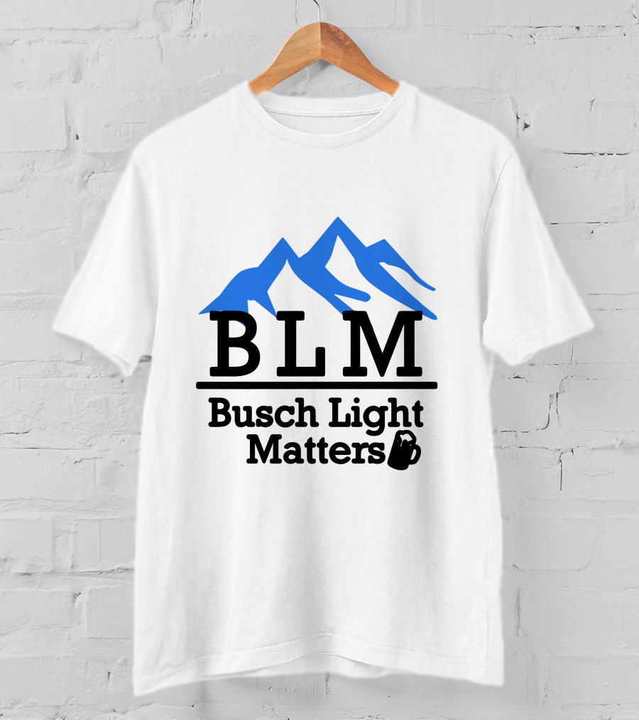 BLM Busch Light Matters Mountain T-Shirt