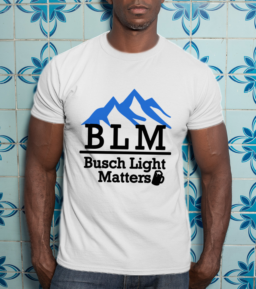 BLM Busch Light Matters Mountain T-Shirt