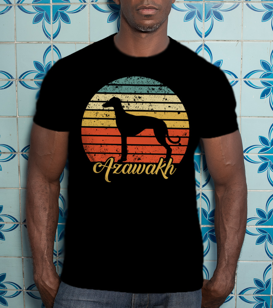 Retro Sunset Azawakh T-Shirt